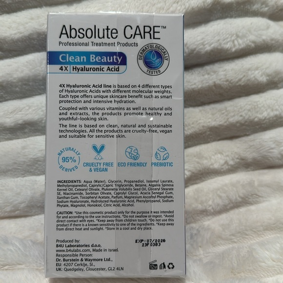 Absolute CARE Professional Treatment Products 4X Hyaluronic Acid with Vit C. - Picture 3 of 6